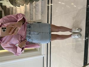 Kar Yıkama Kısa FW Denim Etek