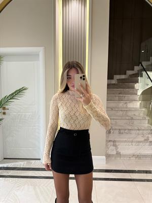 Kemik Dantel Bluz-1013