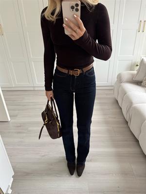 Koyu Lacivert Düz Paça Jean -2502