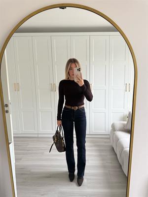 Koyu Lacivert Düz Paça Jean -2502