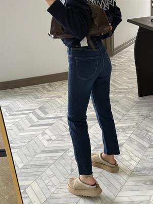 Koyu Mavi Boyfit Jean -2146