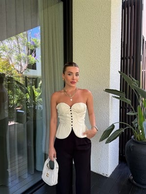 Krem Marka Model Piliseli Büstiyer