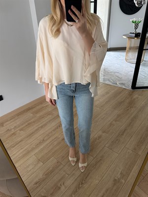 Krem Pelerin Bluz-5044