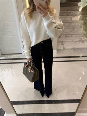 Lacivert Orjinal Marka Palazzo Jean