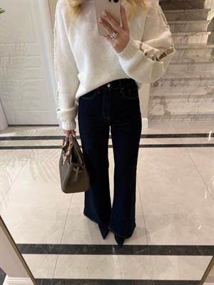 Lacivert Orjinal Marka Palazzo Jean