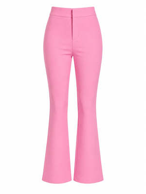 Pembe Mini İspanyol Paça Kumaş Pantolon -2286