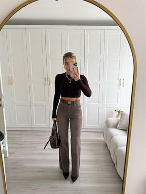 Retro Kahve Straight ZR Jean.