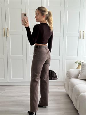 Retro Kahve Straight ZR Jean.