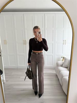 Retro Kahve Straight ZR Jean.