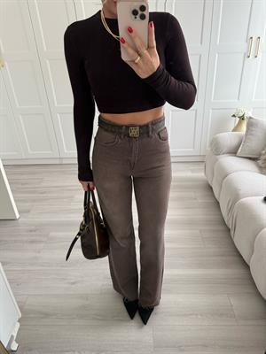 Retro Kahve Straight ZR Jean.