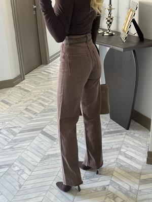 Retro Kahve Straight ZR Jean