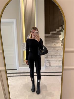 Siyah  DLV Disco Tayt-4001