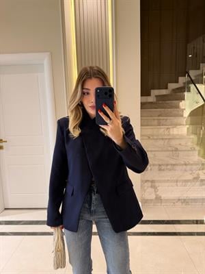 Lacivert Haarlem Blazer Ceket-2329