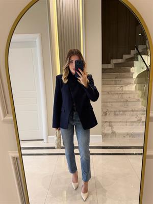 Lacivert Haarlem Blazer Ceket-2329