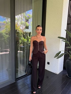 Siyah  Marka Model Piliseli Büstiyer