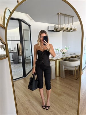 Siyah  Marka Model Piliseli Büstiyer