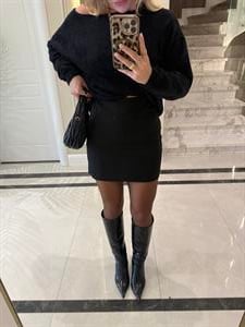 Siyah Mini Etek-4574