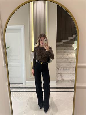 Siyah Orjinal Marka Straight Jean