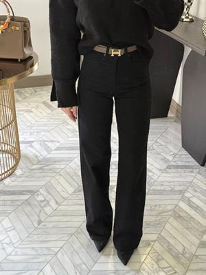 Siyah Orjinal Marka Straight Jean