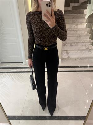 Siyah Orjinal Marka Straight Jean