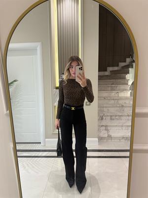 Siyah Orjinal Marka Straight Jean