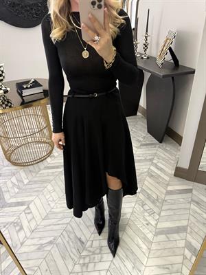 Siyah Volanlı Etek-37107