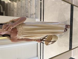 Taş İp Askılı Elbise -3317