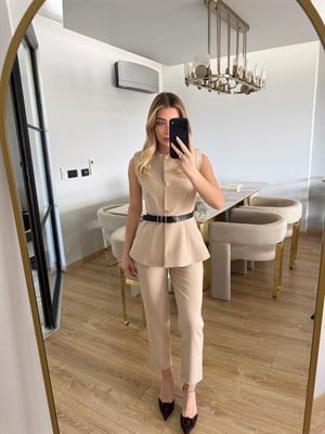 Taş Kemerli Pensli İkili Takım-FW