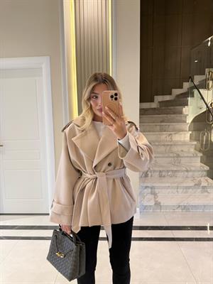 Taş  Oversize Trençkot-9592