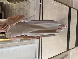 Taş  Parçalı Kemer Detaylı Elbise 