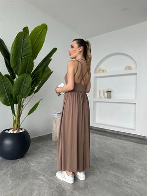 Vizon Modal Kumaş İp Askılı Tulum 