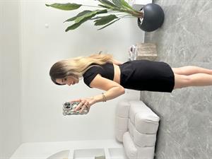 Zr Model Siyah Fiyonk Detaylı Elbise