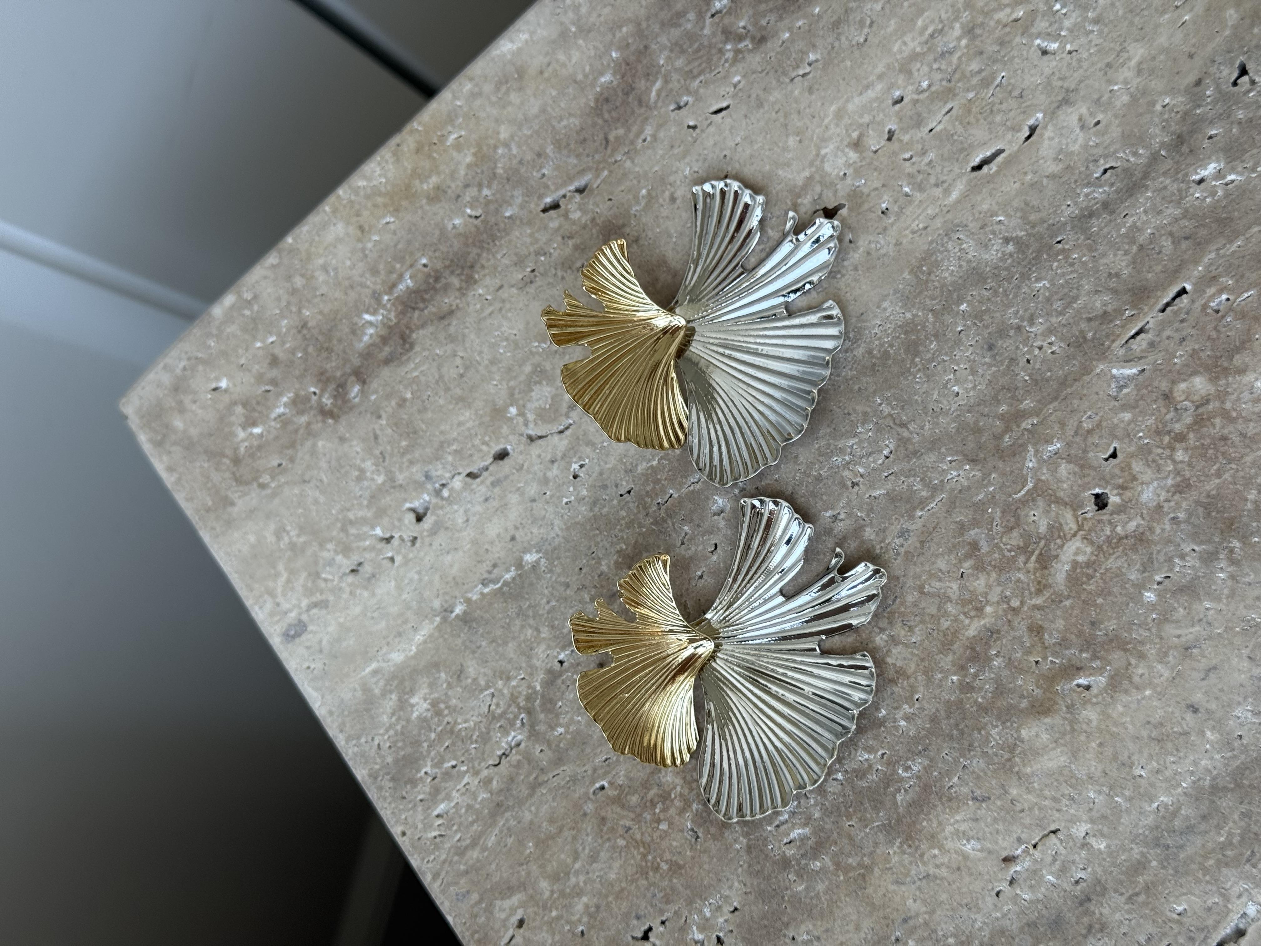 Çift Renkli Leona Küpe