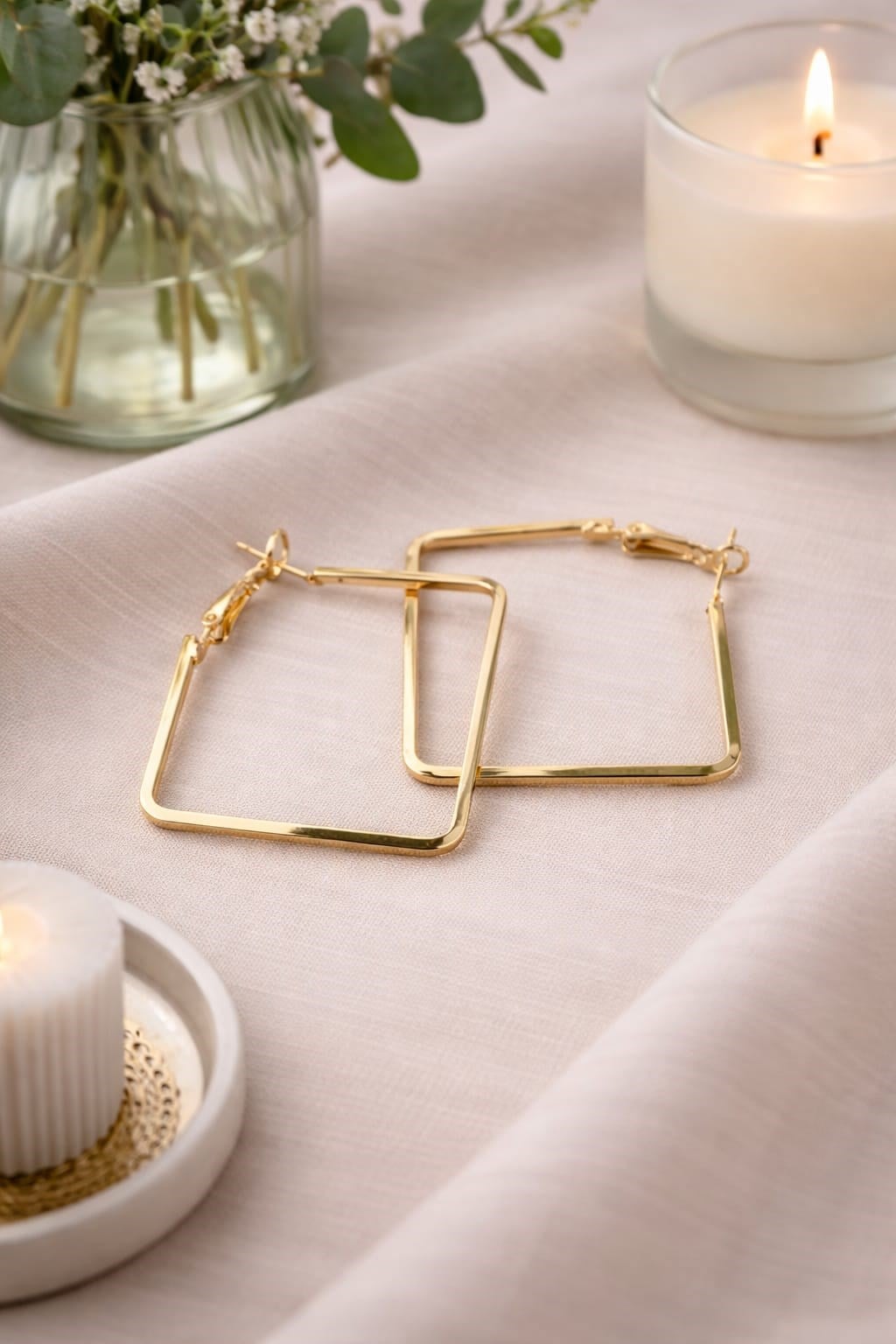 Kare Gold Küpe 