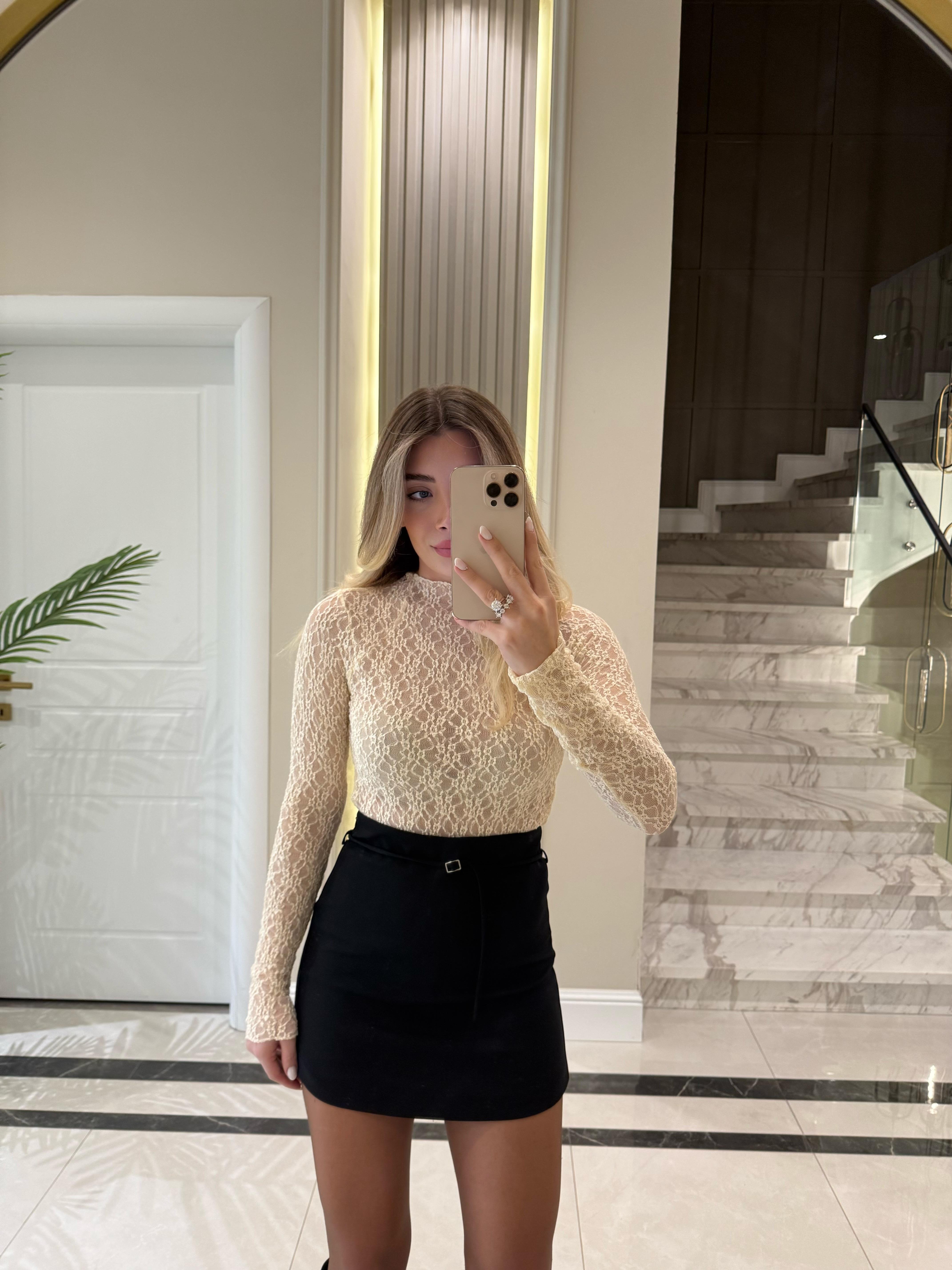 Kemik Dantel Bluz-1013