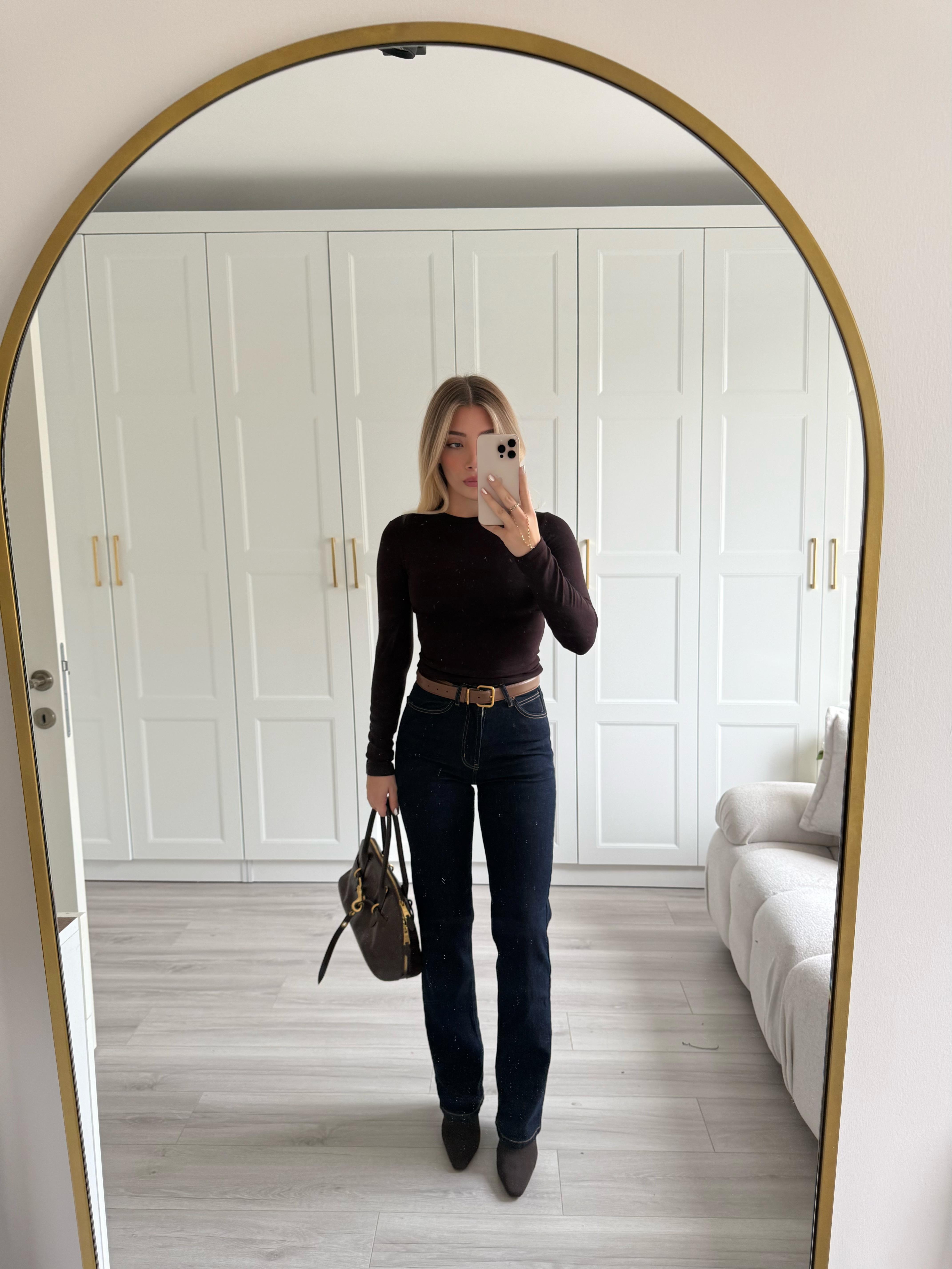 Koyu Lacivert Düz Paça Jean -2502