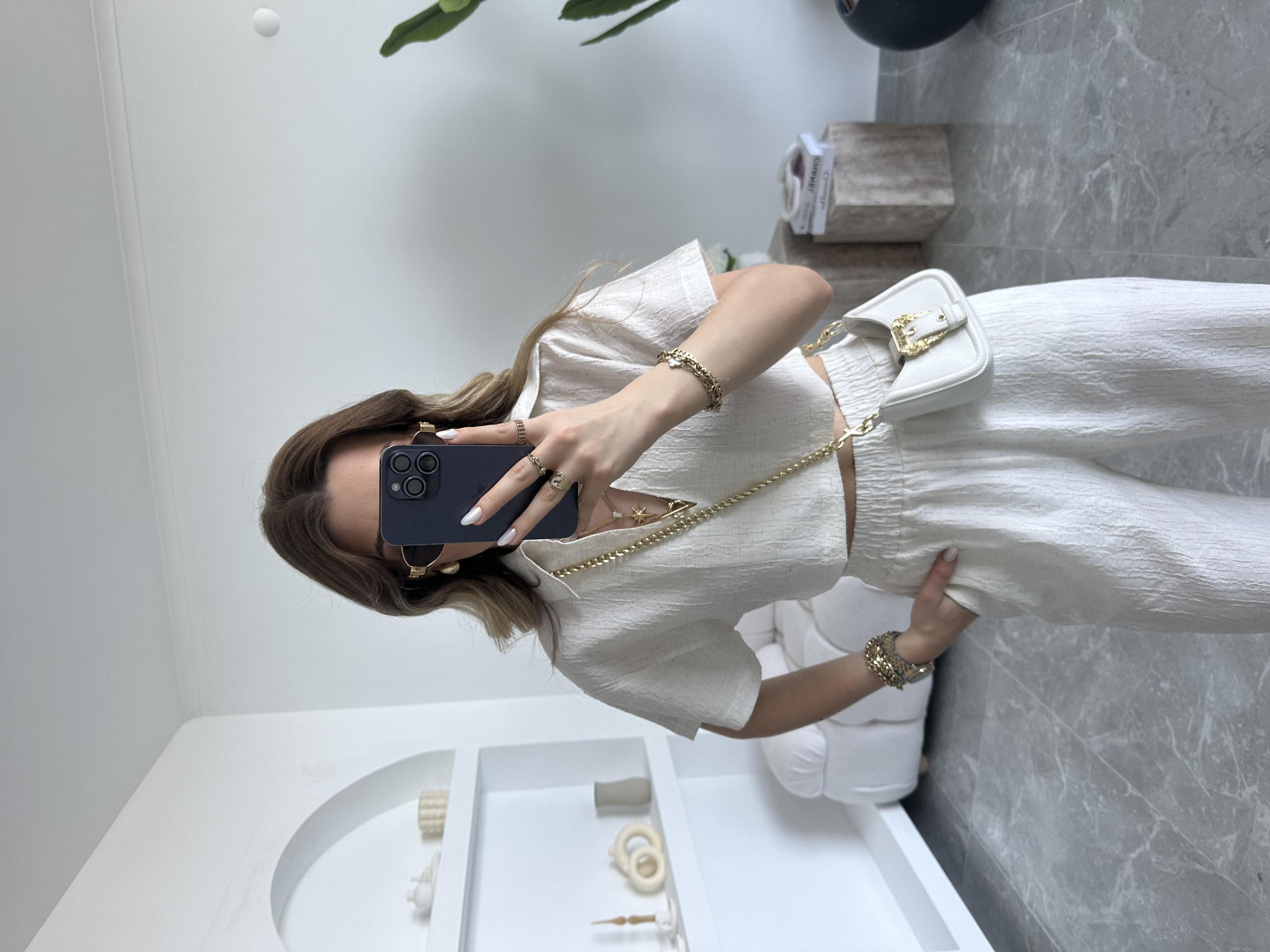 Premium Dokulu Şort Astarlı İkili Takım