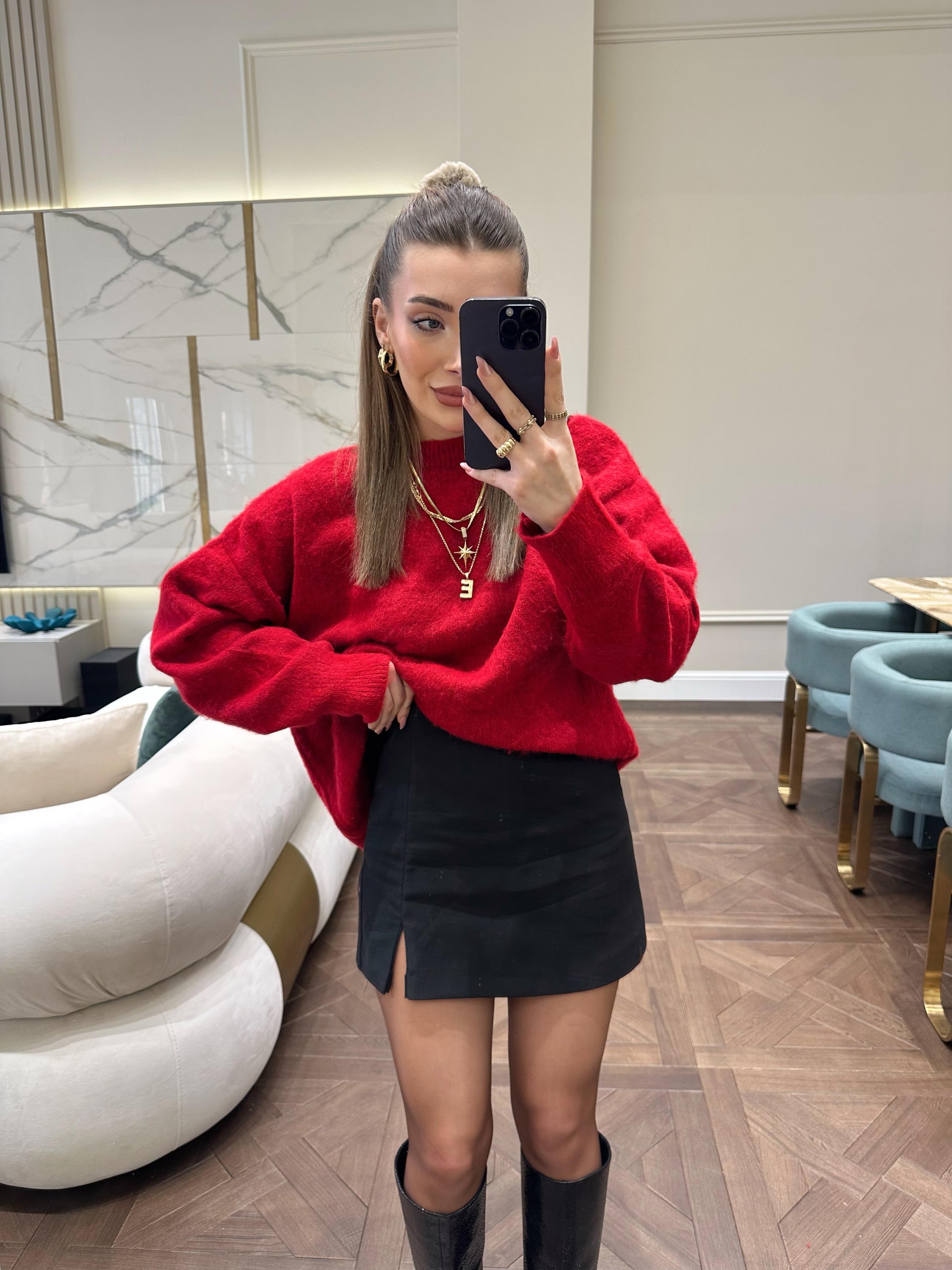 Siyah Orj Zr Şort Etek 