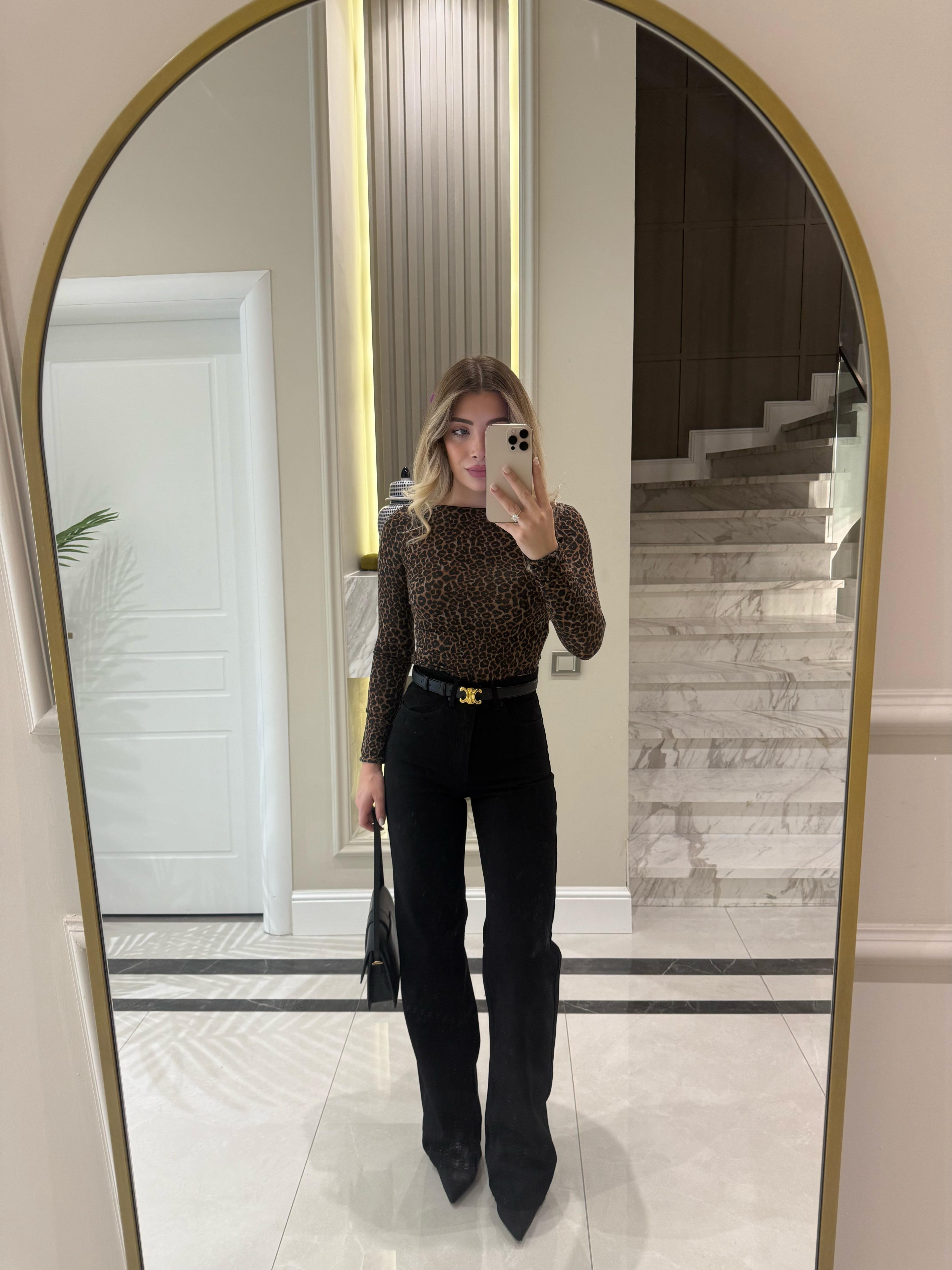 Siyah Orjinal Marka Straight Jean