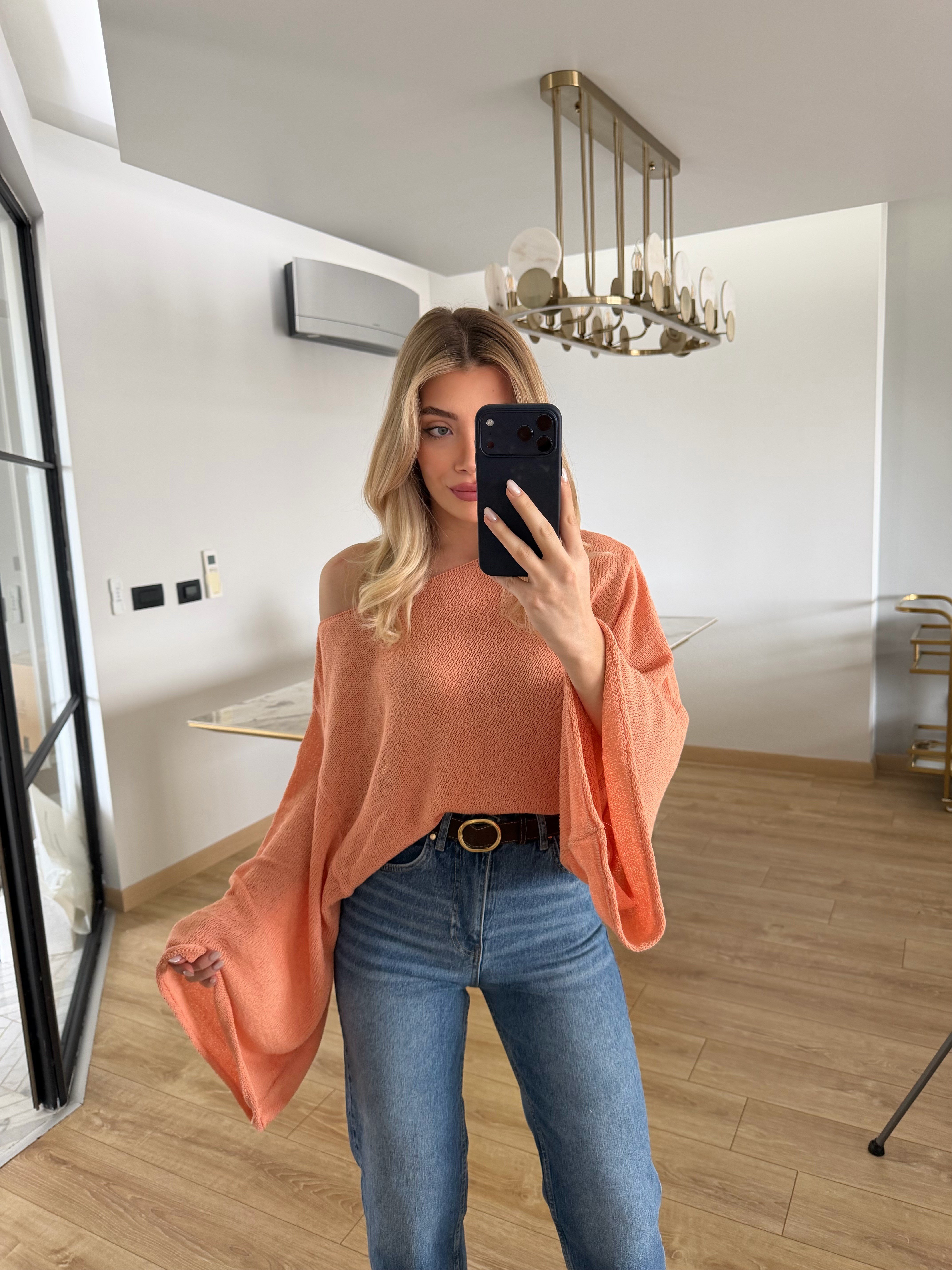 Somon Yarasa Kol Triko-1048