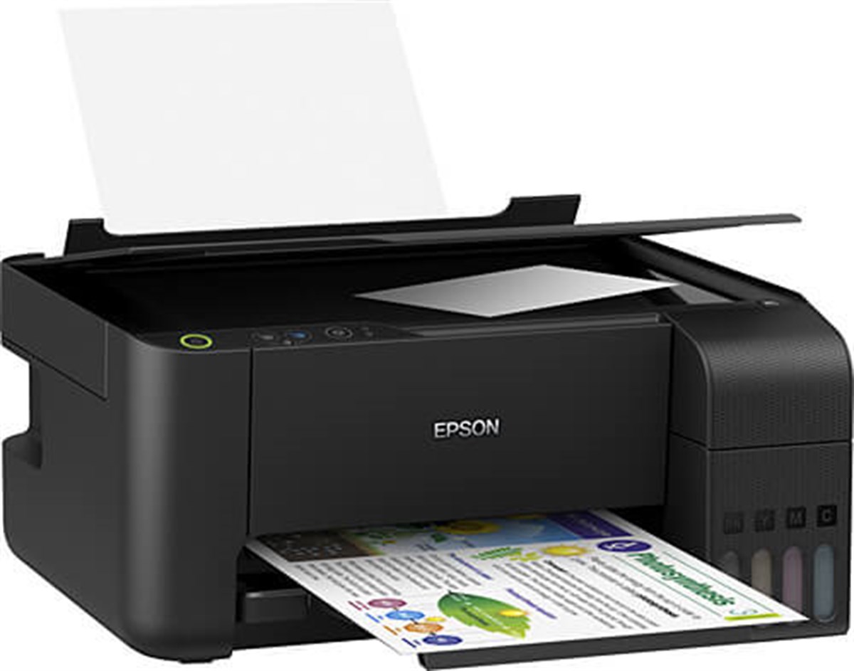 Epson L3110 Tarayıcı Fotokopi Renkli Çok Fonksiyonlu Tanklı Mürekkep  Püskürtmeli Yazıcı | ofistekalmadi.com