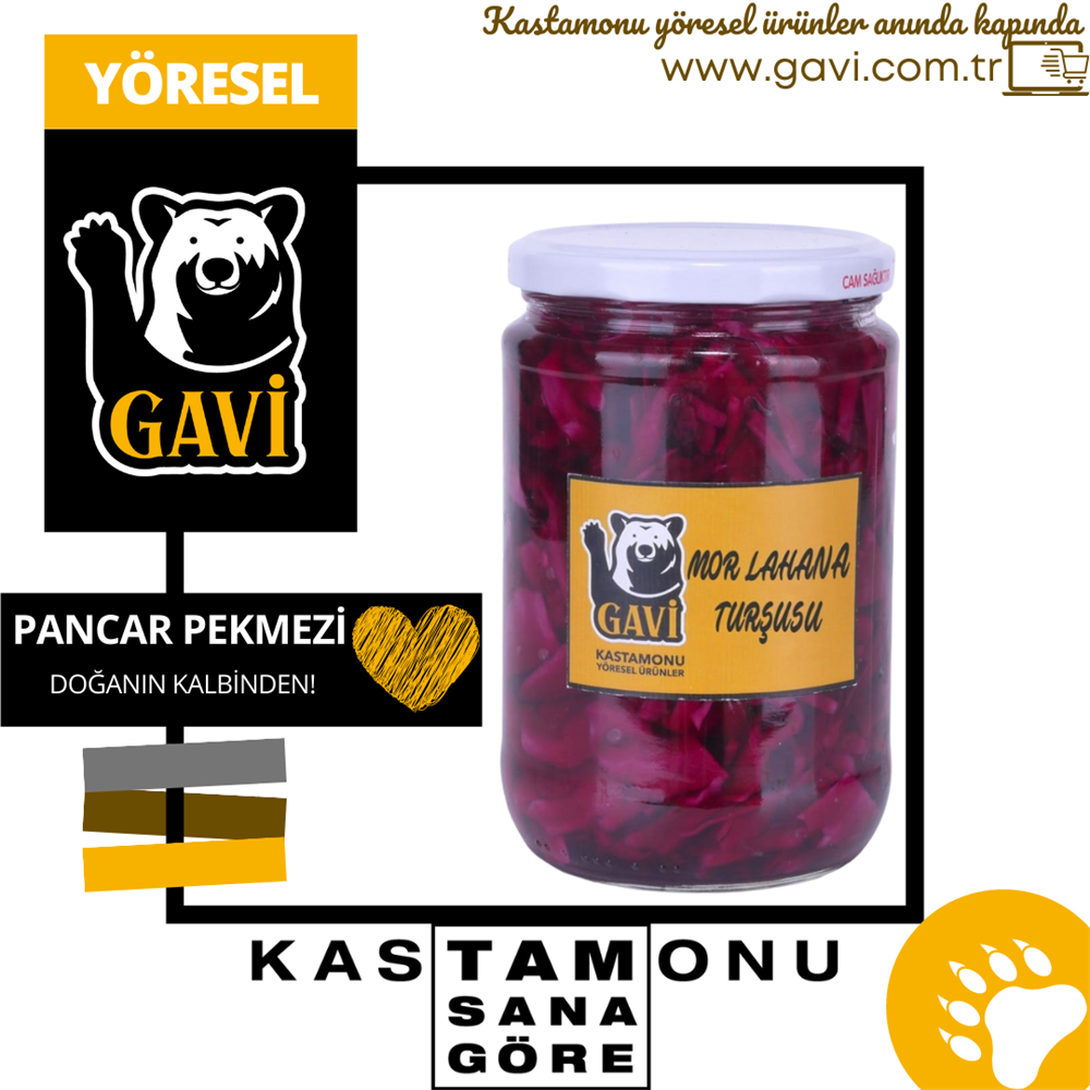 Gavi Mor Lahana Turşusu 750 gr 