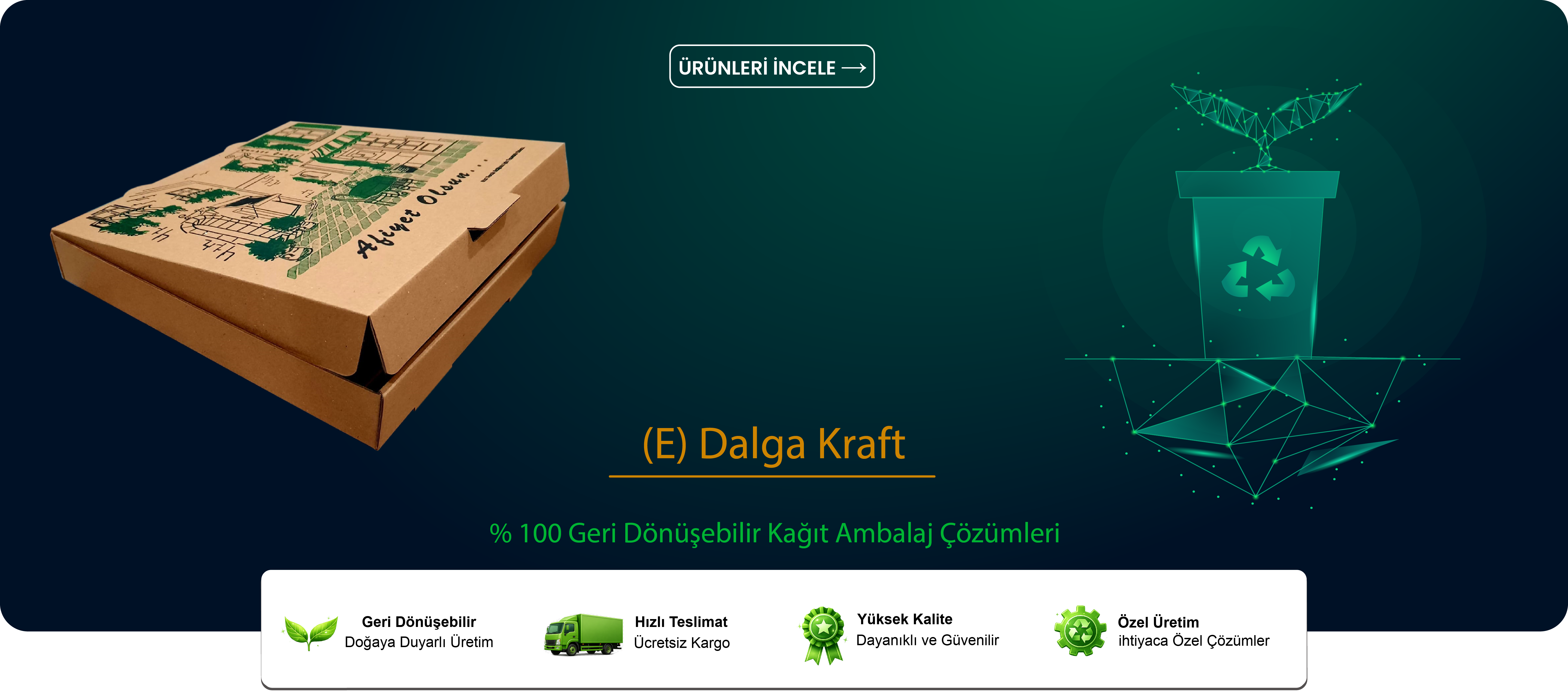 Baskılı Kutu Banner