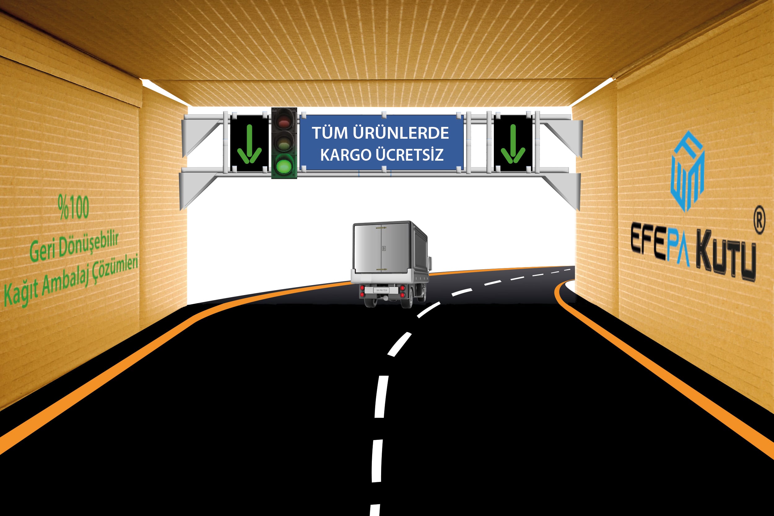 Ücretsiz Kargo Banner mobil