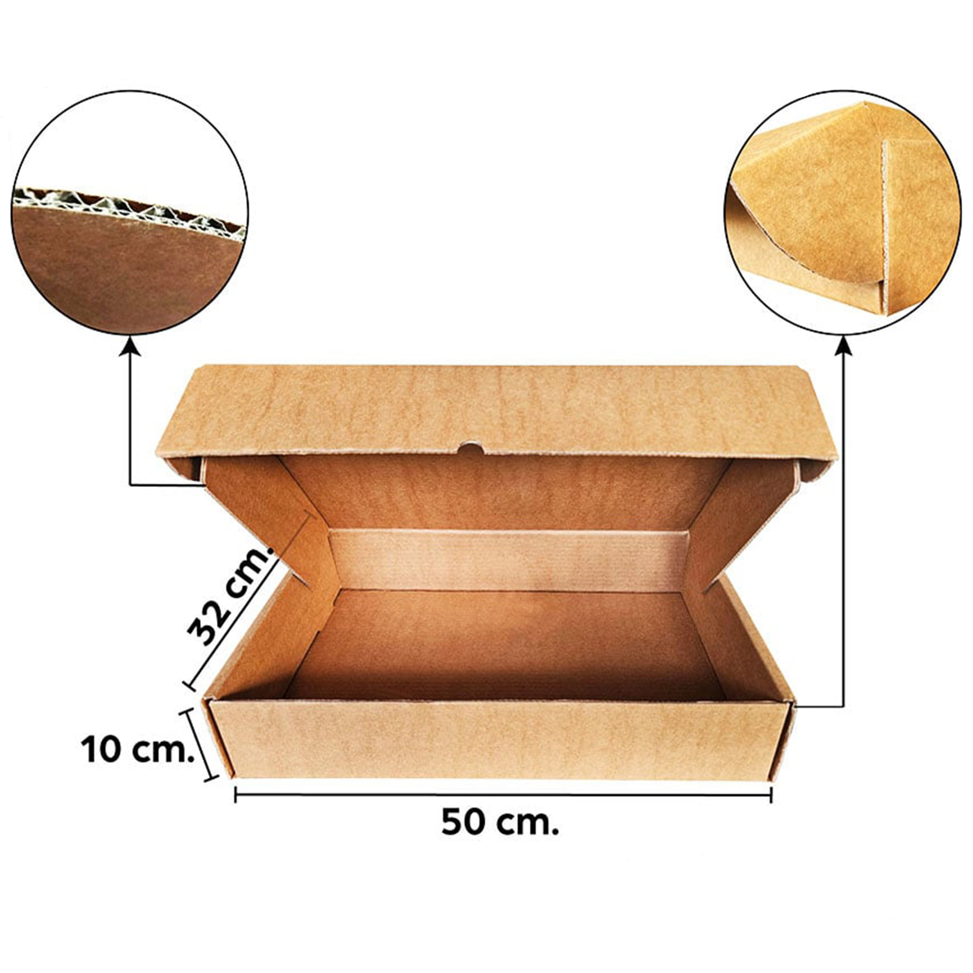 Karton Kargo Kutusu 50x32x10 cm. 25 Adet