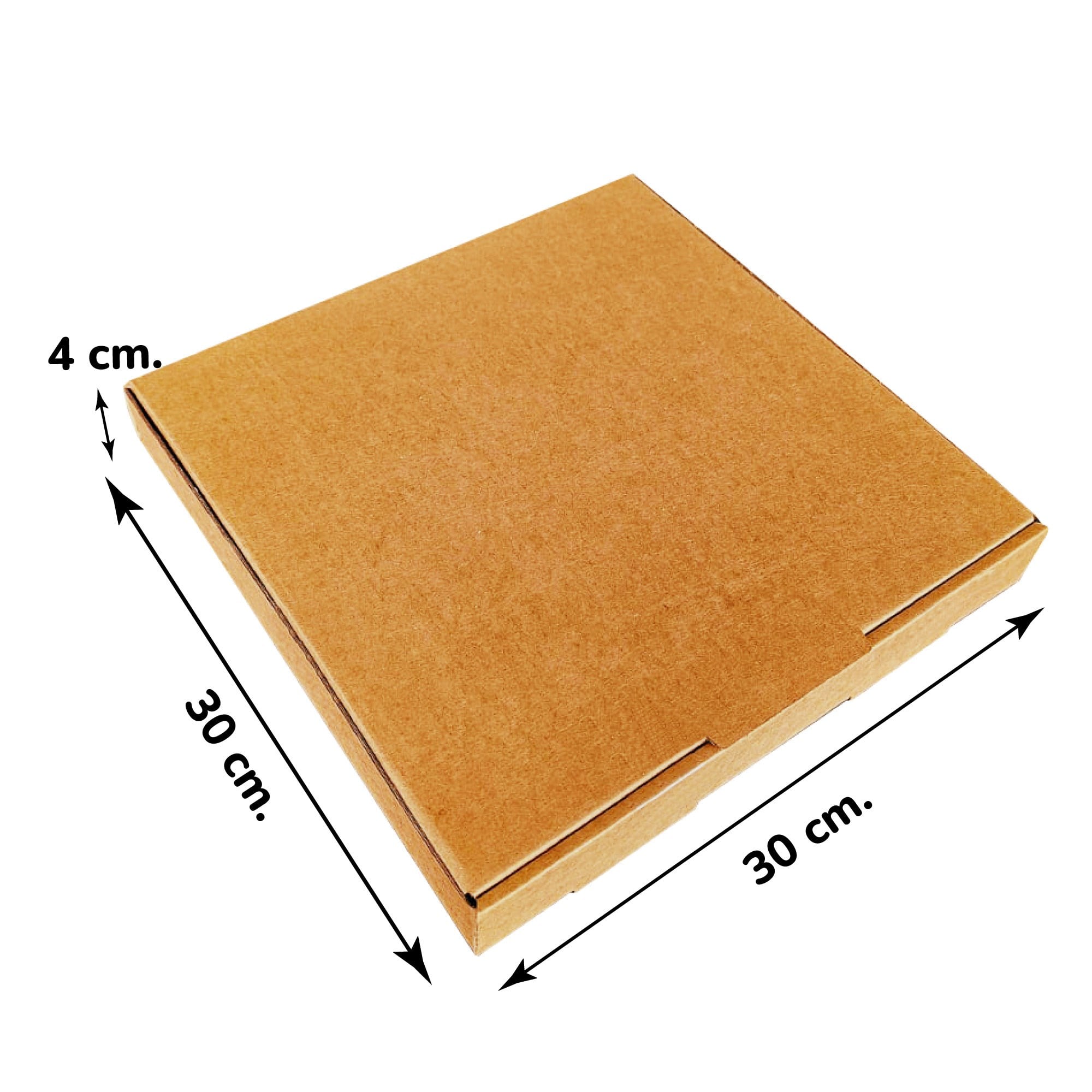 Kraft Karton Baskısız Kutu 30x30x4 cm 100 Adet