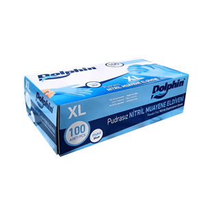 Dolphin Nitril Mavi Eldiven (XL) 100'lü