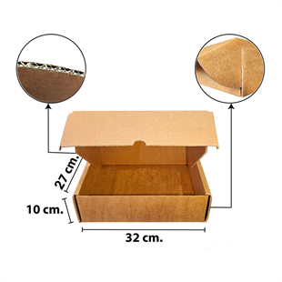 Karton Kargo Kutusu 17x32x10 cm. 25 Adet