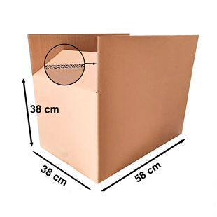 Karton Taşıma Kolisi 38x58x38 cm 10 Adet