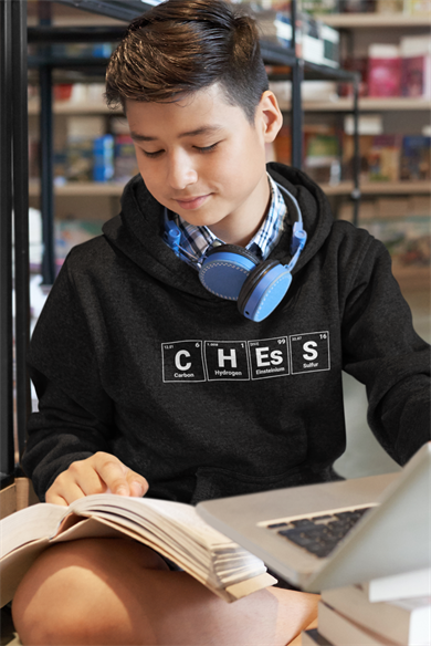 Periyodik Satranç Hoodie Çocuk